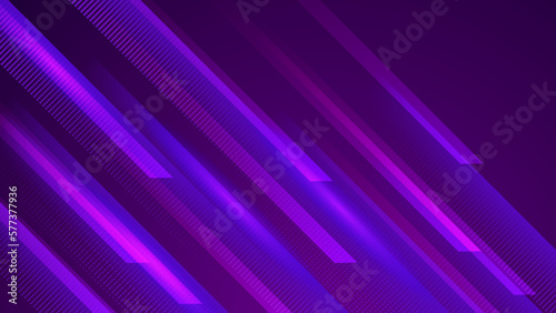 Glowing purple futuristic background with shiny particles