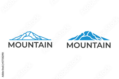 Mountain logo vector illustration