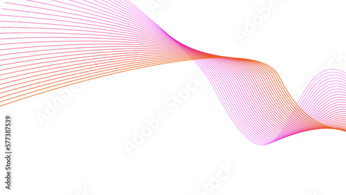 orange purple magenta tech lines gradient vector illustration