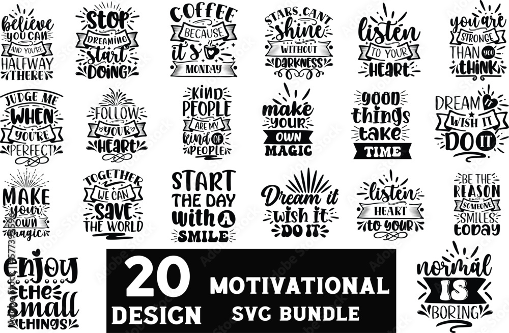 motivational quotes svg bundle, motivational svg for cricut