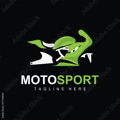 MotoSport Logo, Vector Motor, Automotive Design, Repair, Spare Parts, Motorcycle Team, Vehicle Buying and Selling, and Company Brand