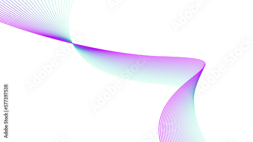 purple cyan blue tech wavy lines gradient vector illustration