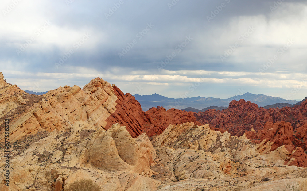 Fototapeta premium Silica Dome - Valley of Fire State Park, Nevada