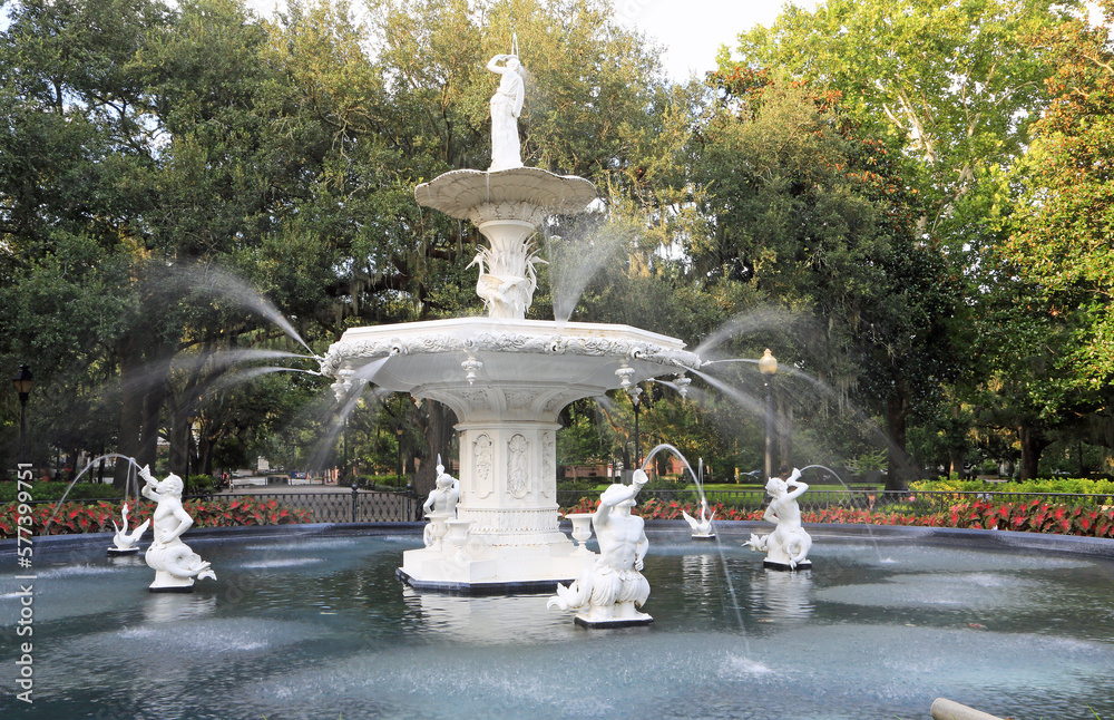 Forsyth fountain - Savannah, Georgia