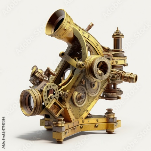 Fotografia A sextant - a precise navigation tool for sailors