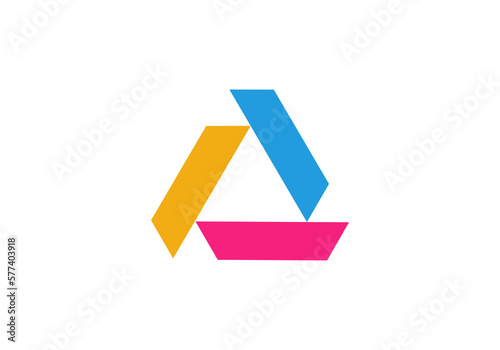 Free Download triangle shape for logo template - GFXLoad