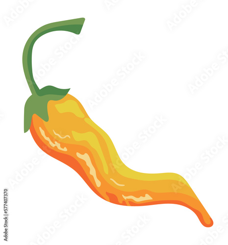 yellow chilli pepper