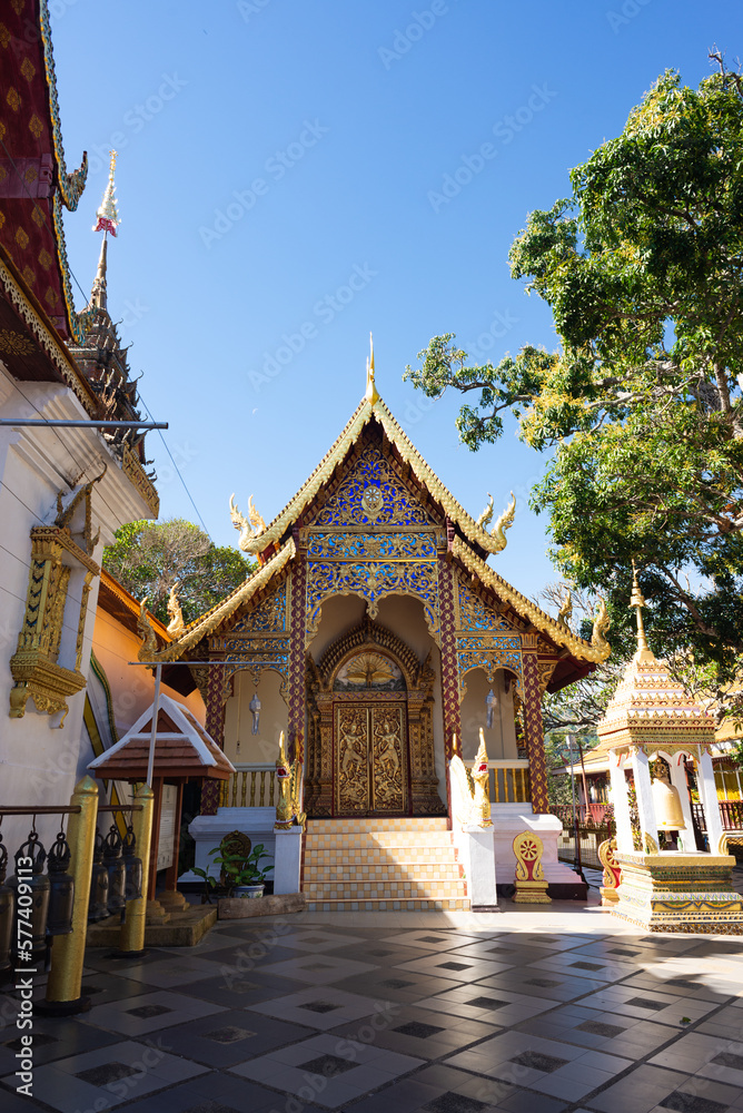 Wat Phra that Doi Saket temples in Chiangmai,Thailand 2020.  