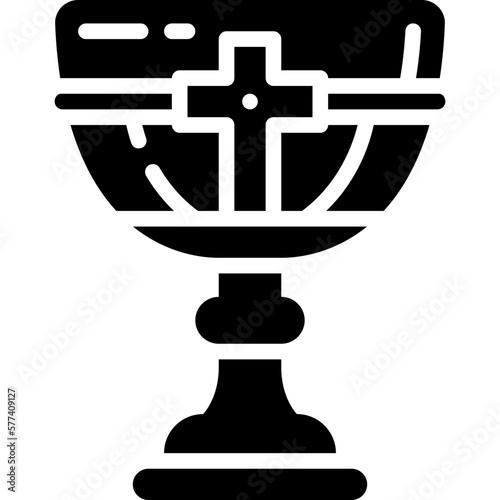 holy chalice solid icon