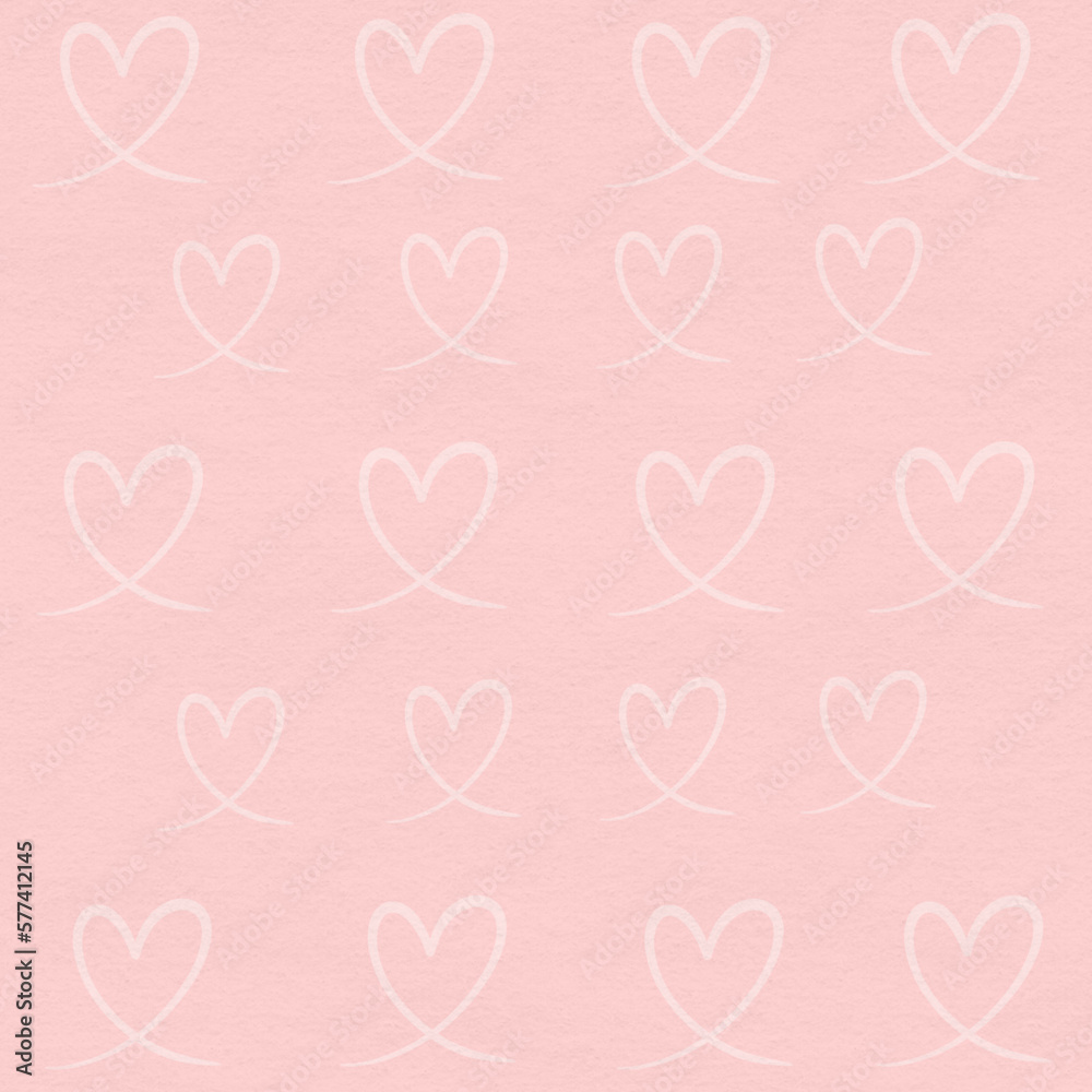pink heart watercolor background 