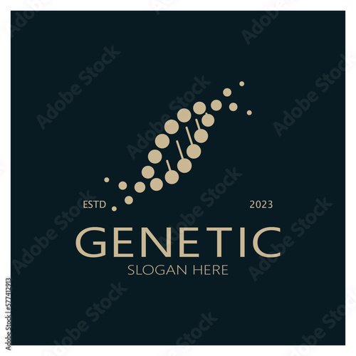 DNA vector logo design template.modern medical logotype.laboratory science icon symbol.colorful pharmacology sign-vector