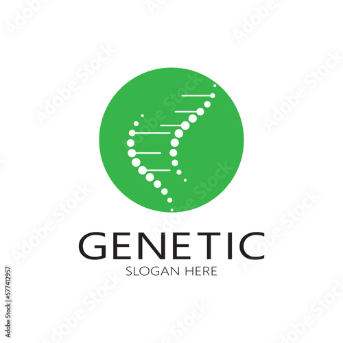 DNA vector logo design template.modern medical logotype.laboratory science icon symbol.colorful pharmacology sign-vector