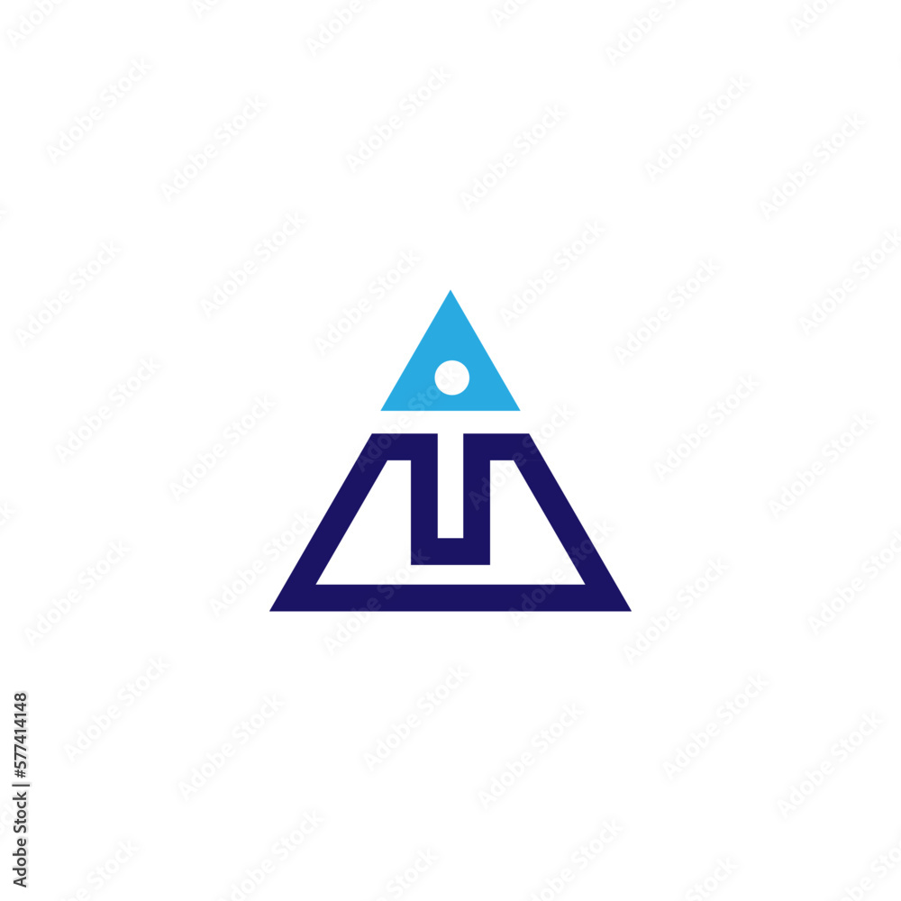 Hexagon Triangle Logo circled design infinity vector Template Linear style. Hexagon Triangle Logo circled design infinity vector Template Linear style.