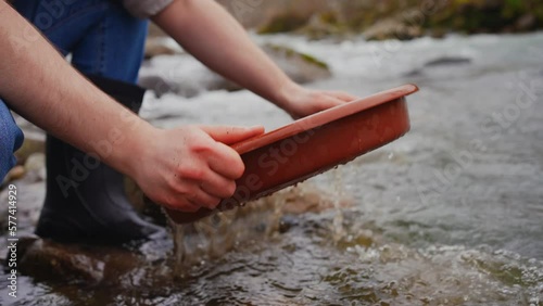 gold rush,gold mining gold mining digger outdoor,Finding gold