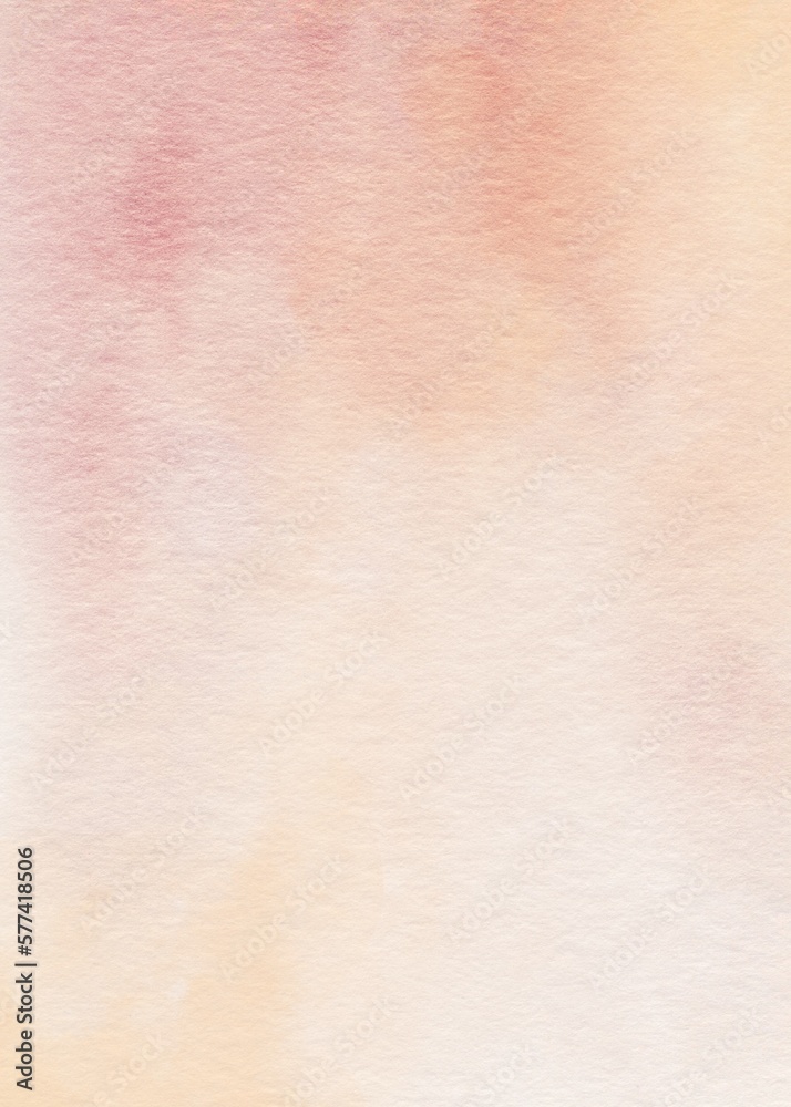 Fototapeta premium Blush pink and beige soft watercolor texture, neutral background