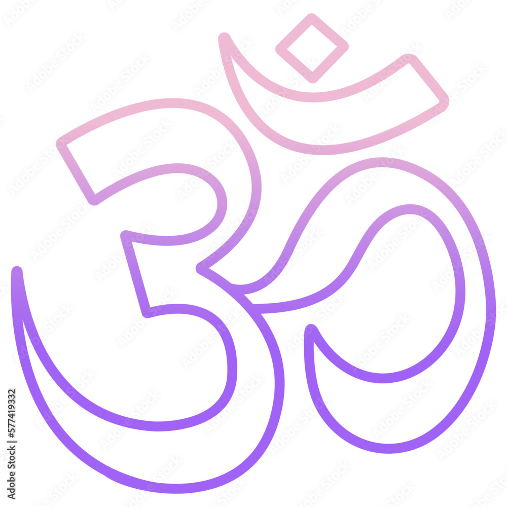 Obraz premium OM icon