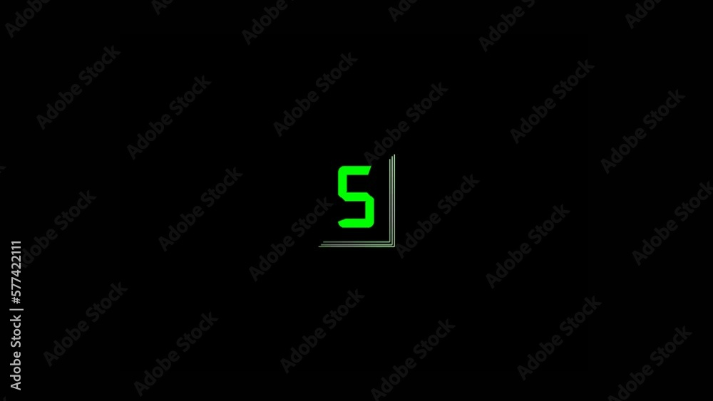 pink color digital glowing countdown animation on 0 to10 on neon rectangle black background pink color digital glowing countdown animation on 0 to10 on neon rectangle black background