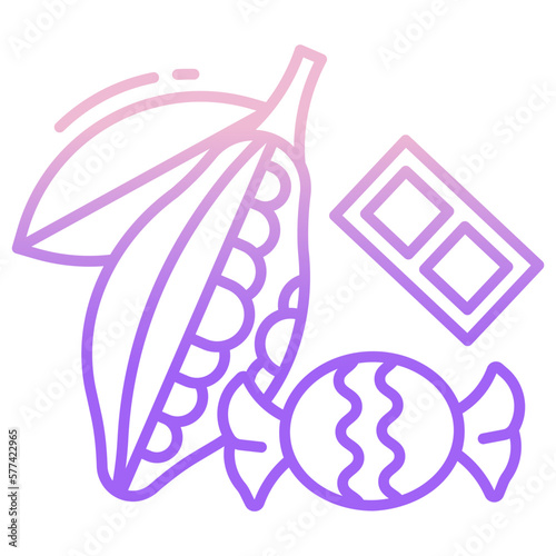 Dark chocolate  icon