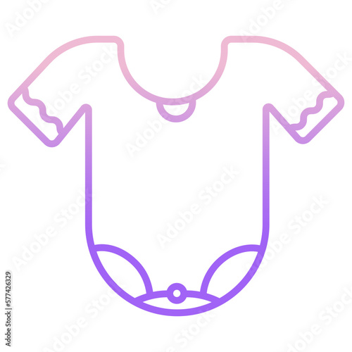kids singlet dress icon