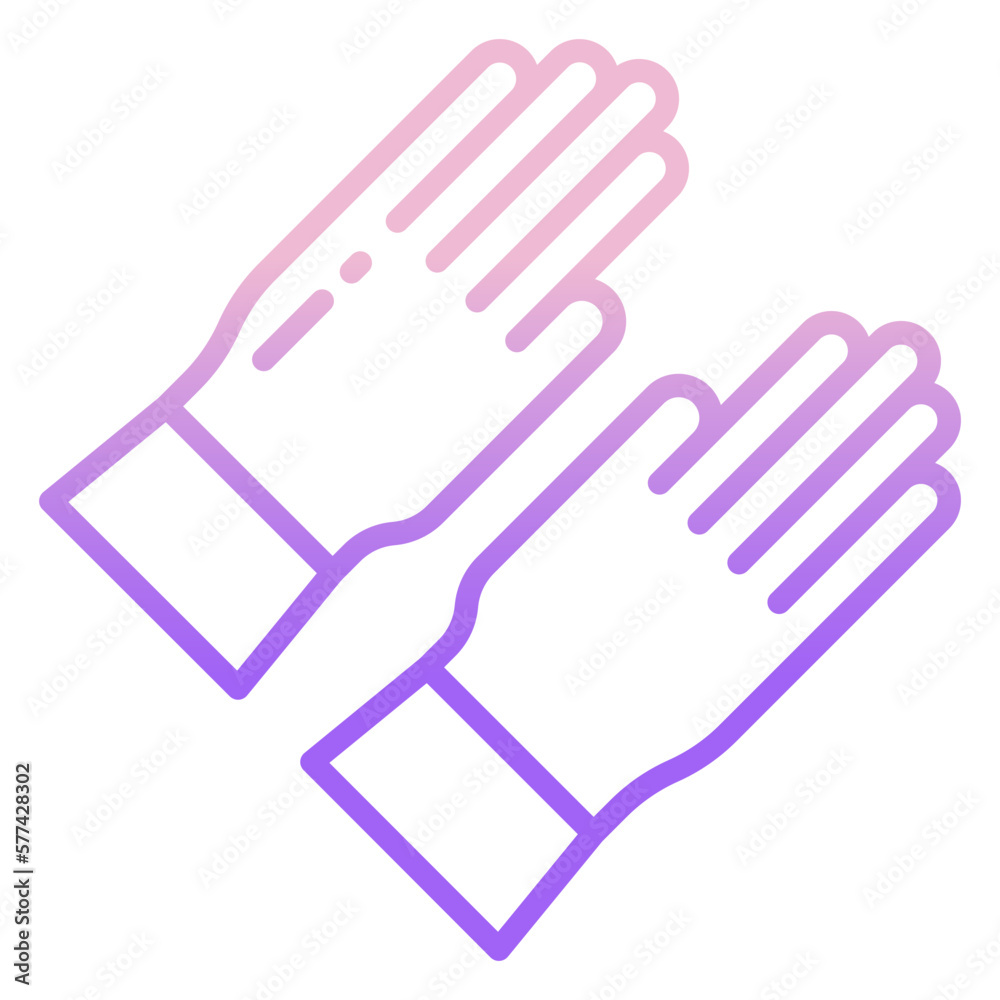 Fototapeta premium Rubber Gloves icon
