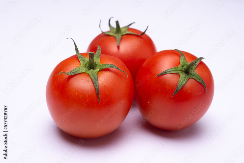 tomatoes on a white background tomatoes on a white background