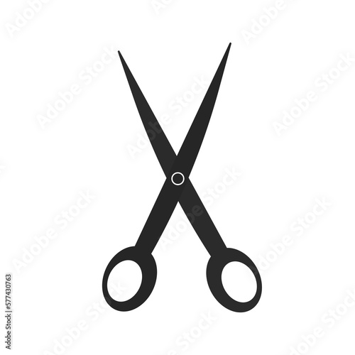 Scissors icon.vector logo template idea concept.