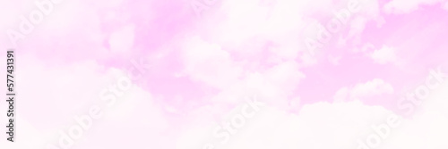 Clouds white patterns on bright pink sky background