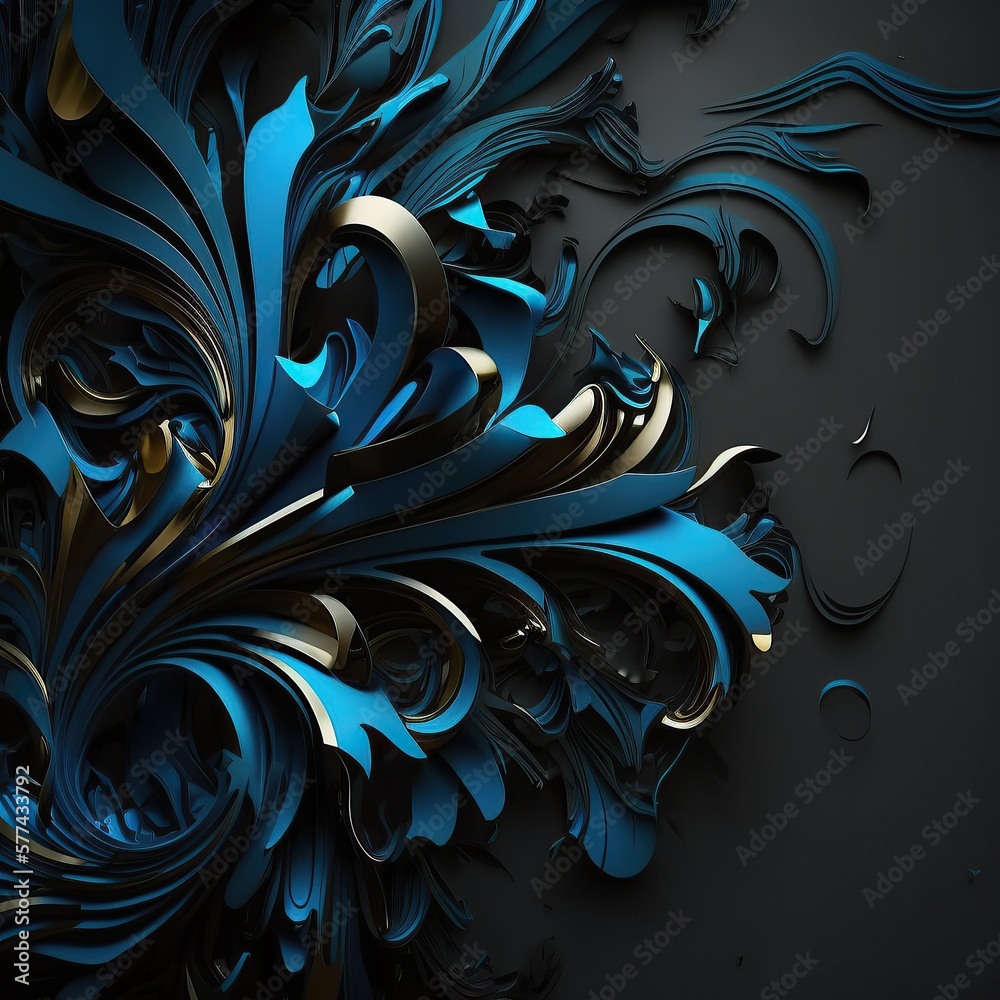 3D chaos wallpaper created with Generative AI 3D chaos wallpaper created with Generative AI