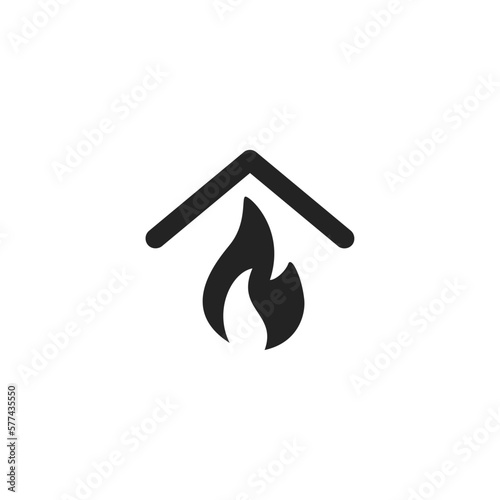 Fire Insurance - Pictogram (icon) 
