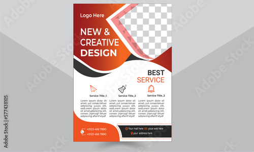 Modern clean Profession business caed template. Flat Design abstract vector busiess care for business
and personal use
