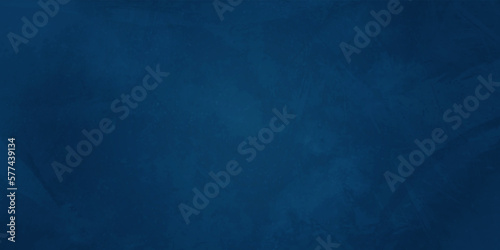 Texture of old navy grunge blue paper closeup background. Blurred grunge background. Abstract dark blue gradient design. Minimal creative background. Landing page blurred cover. Colorful graphic