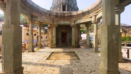 Small Hindu temple in Joipur, Jagat Shiromani Temple, home of Lord Krishna. Jaipur India photo