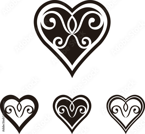 モノトーンハート