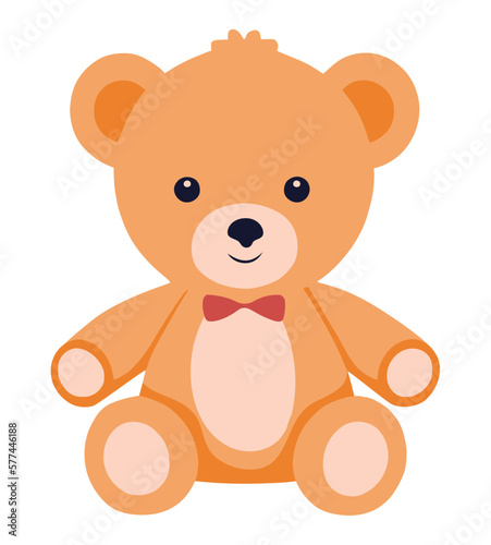 little bear with bowtie