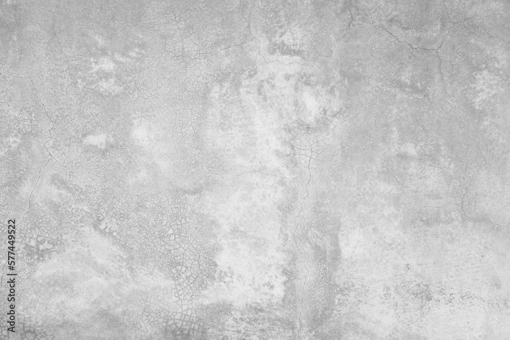 Naklejka premium Old wall texture cement dirty gray with black background abstract grey and silver color design are light with white background.