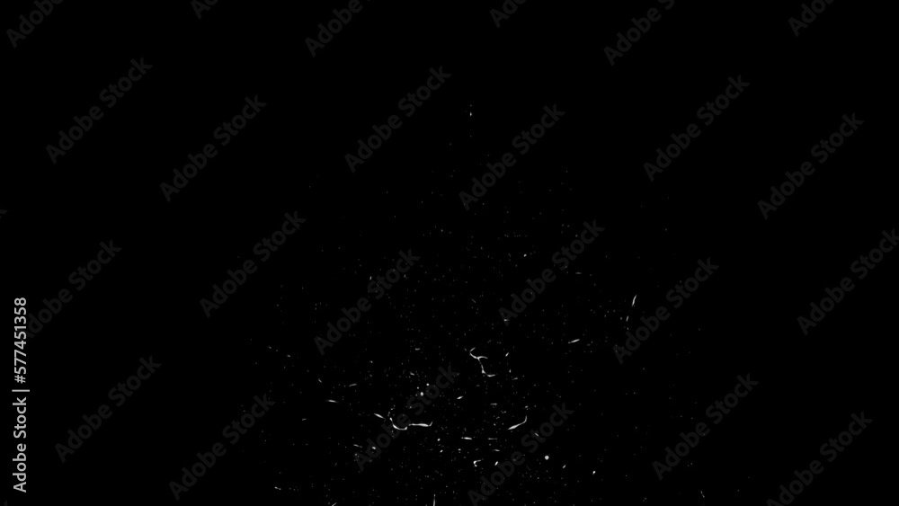 Milk splash on a black background Milk splash on a black background