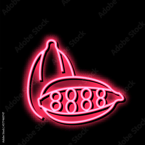 cardamom aromatherapy neon glow icon illustration