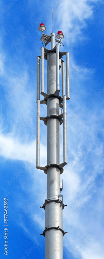 metal tower for placing cellular communication antennas
