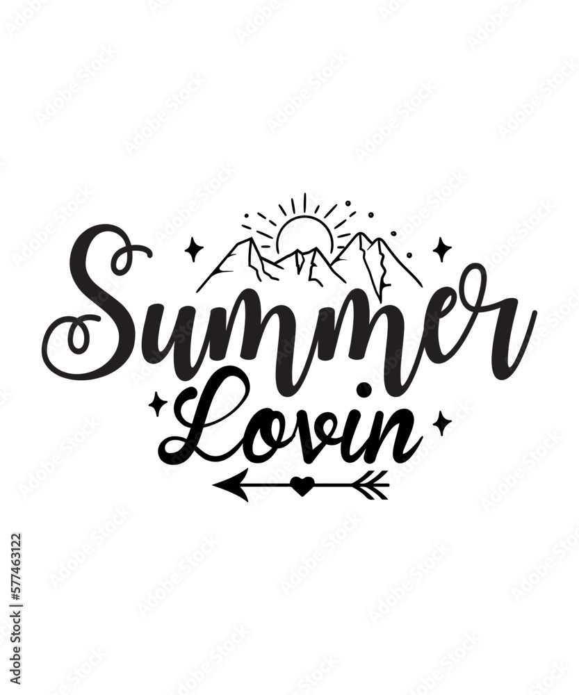 Summer Lovin SVG Cut File