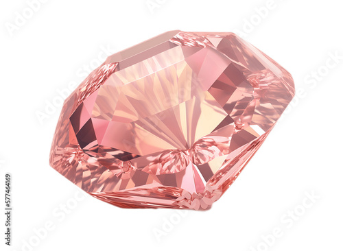 heart shaped diamond on transparent background