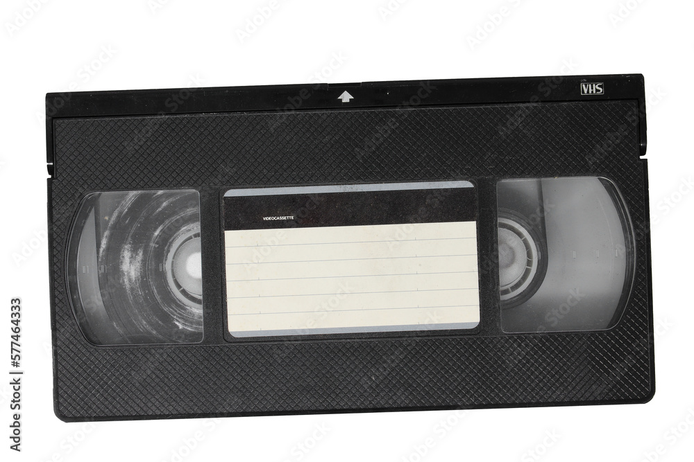 vhs retro video isolated cassette vintage
