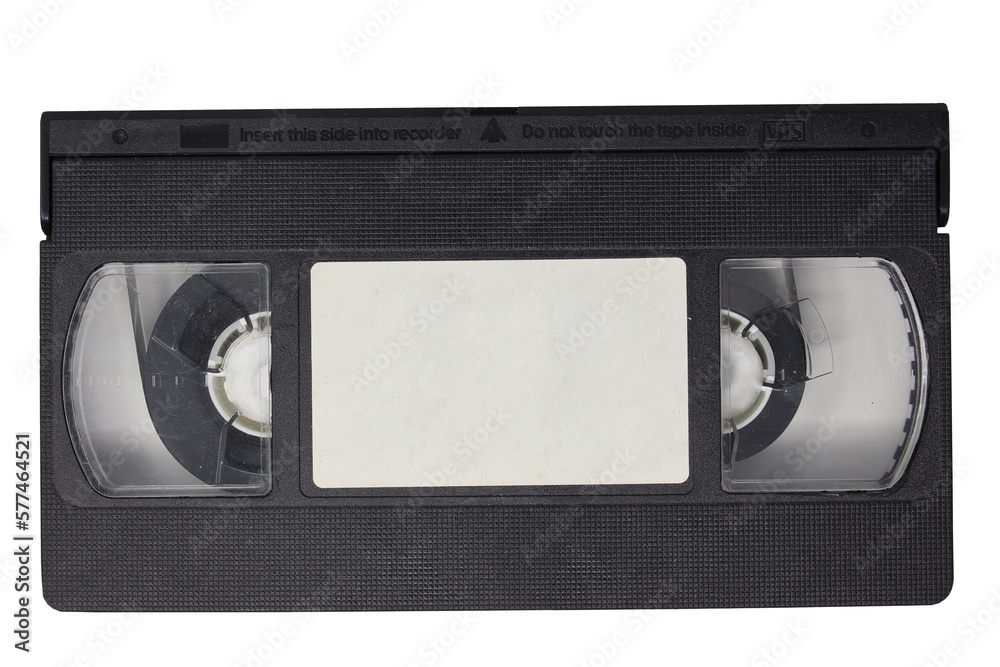 vhs retro video isolated cassette vintage