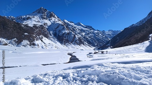 Billede på lærred Pirineo nevado 2023_6