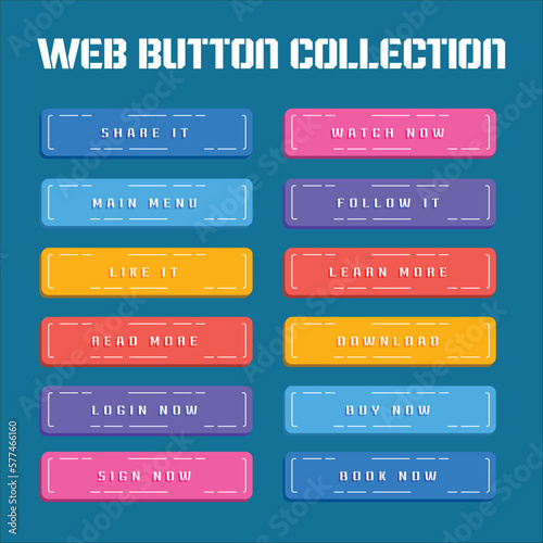 cta web button collection	

