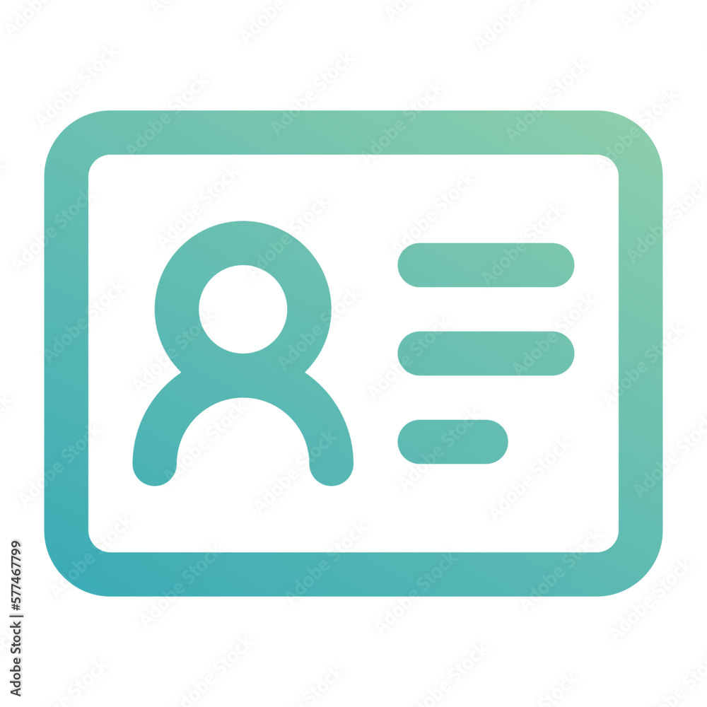 id card icon for illustration id card icon for illustration