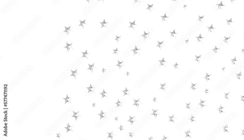 Banner with silver decoration. Festive border with falling glitter dust and stars. Banner with silver decoration. Festive border with falling glitter dust and stars.