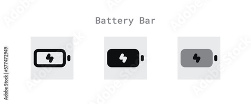 Battery Charging Icons Sheet