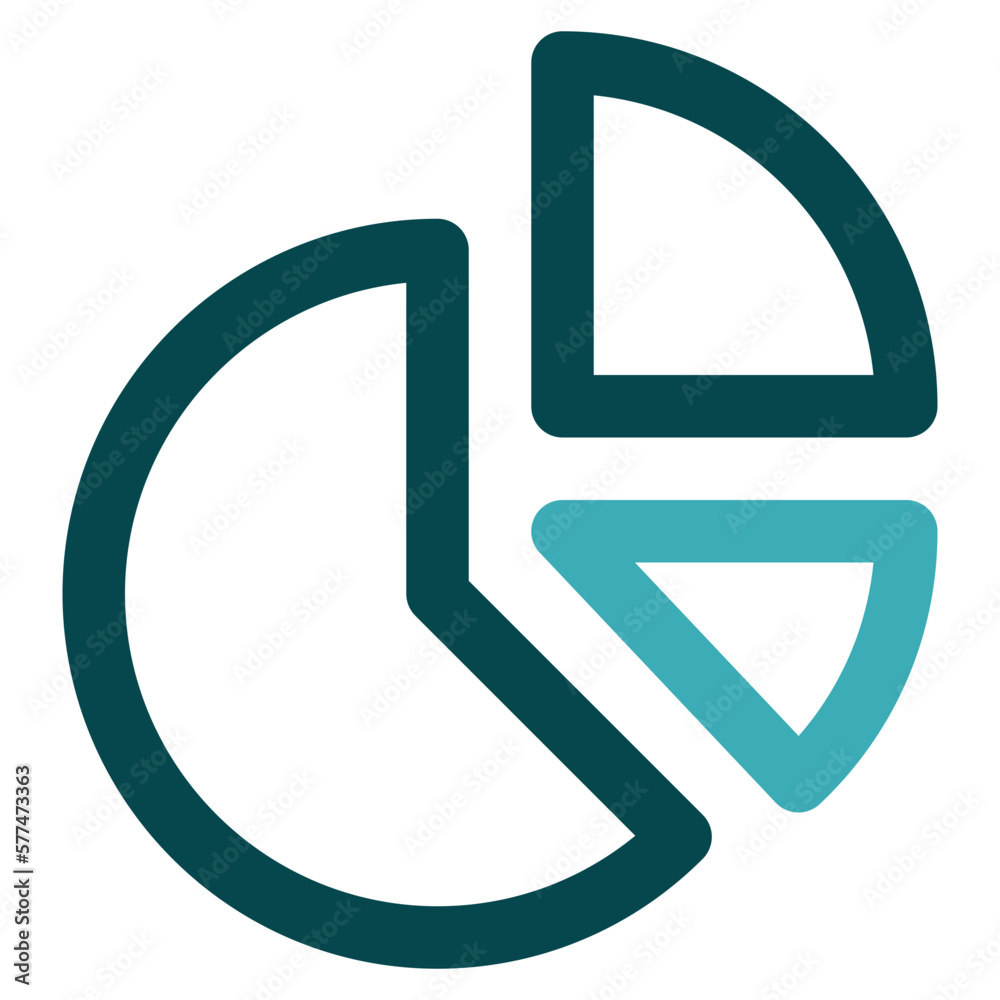 pie chart icon for illustration pie chart icon for illustration