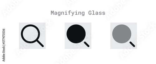 Magnifying Glass Icons Sheet