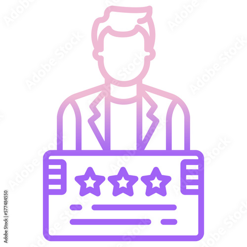 presidential candidate  icon